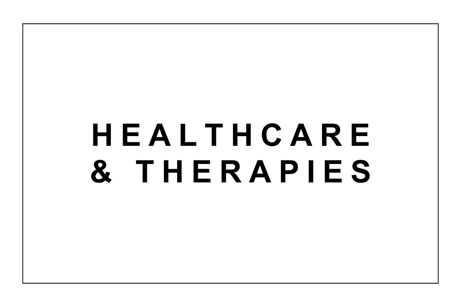 Healthcare & Therapies(1)
